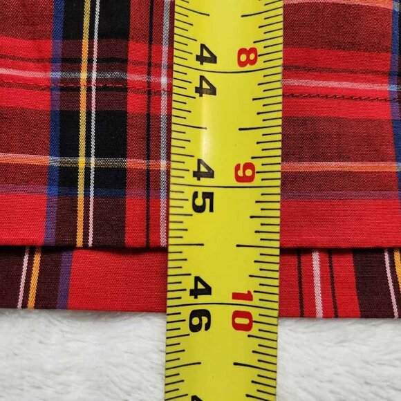 New J Crew Factory Stewart tartan plaid puff-sleeve midi Christmas dress - Picture 12 of 12